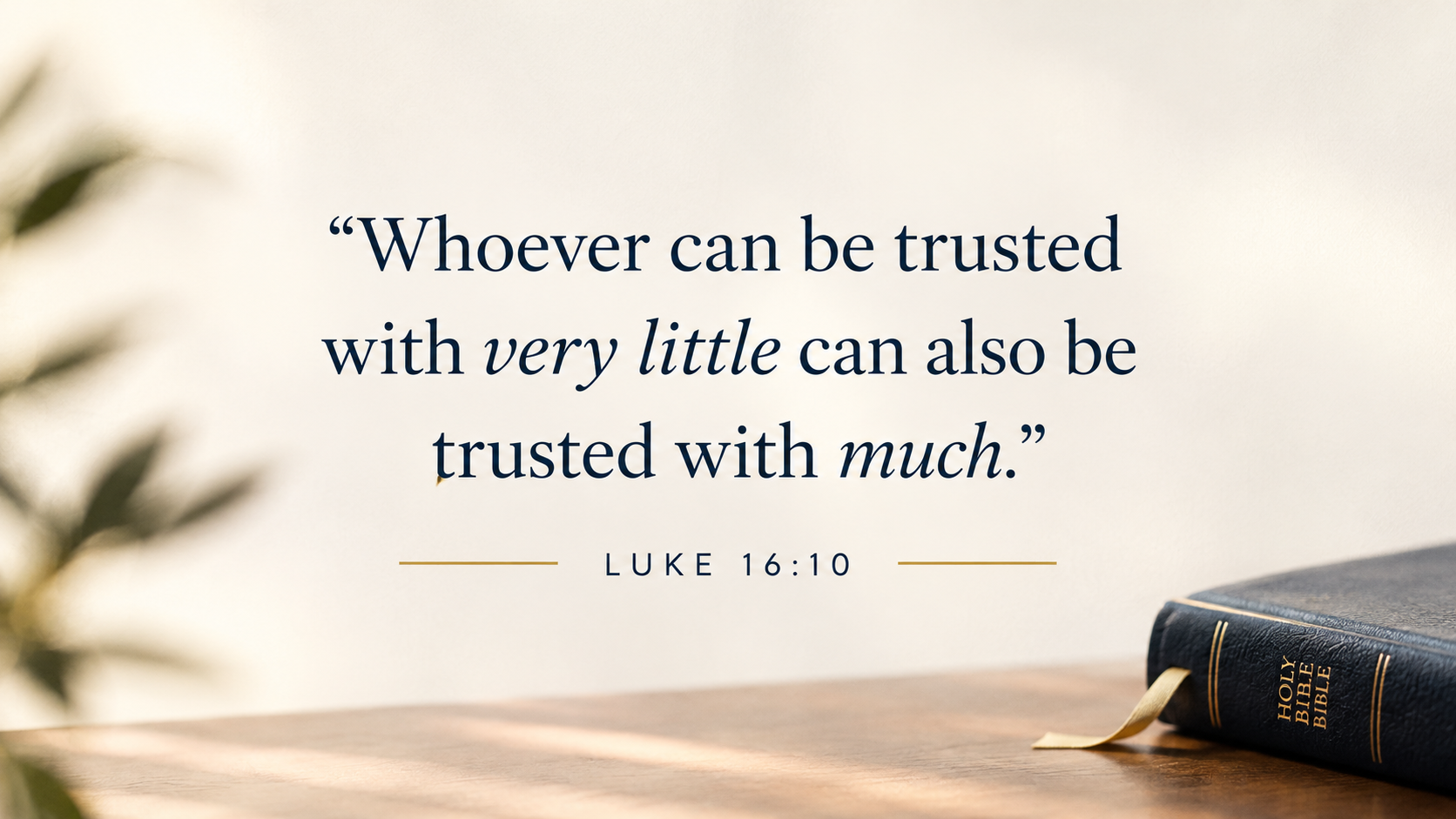 Woman-owned. Faith-inspired. Numbers-driven.